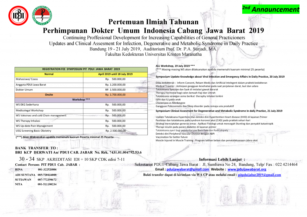 PIT PDUI JAWA BARAT 2019