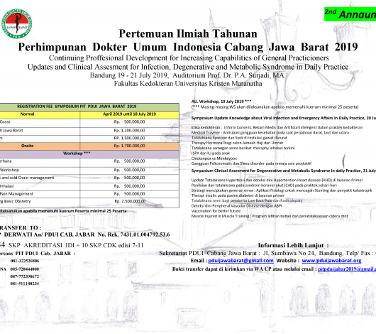 PIT PDUI JAWA BARAT 2019