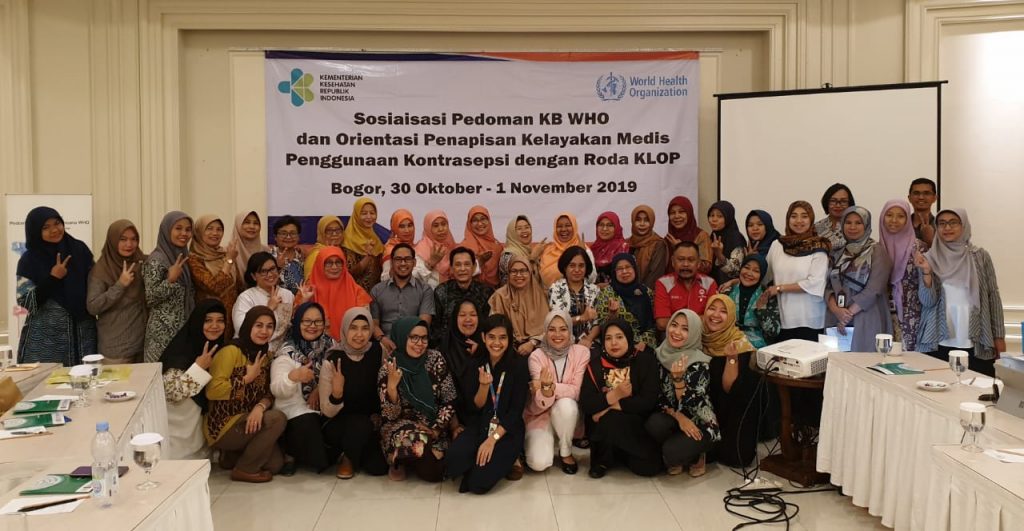 SOSIALISASI PEDOMAN KB WHO DAN ORIENTASI PENAPISAN KELAYAKAN MEDIS PENGGUNAAN KONTRASEPSI DENGAN RODA KLOP